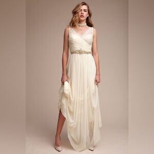 BHLDN hitherto Fleur Dress in Ivory